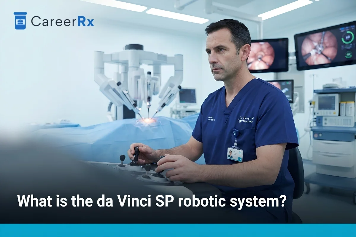 What is the da Vinci SP robotic system?