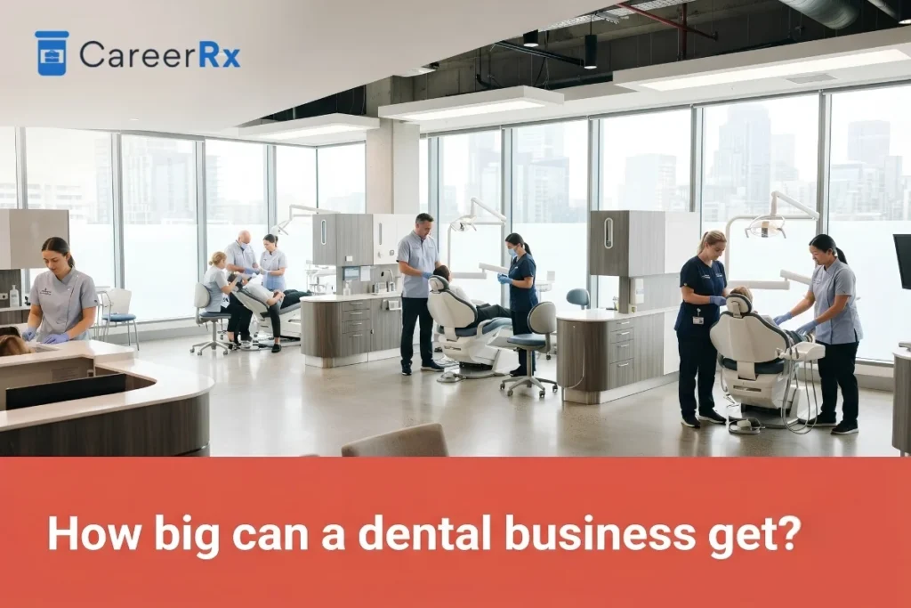How big can a dental business get?